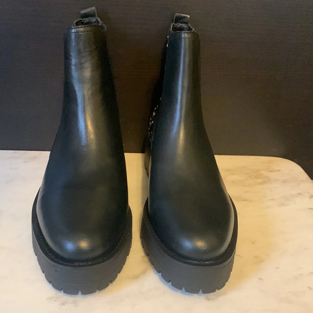 Sam Edelman Jayln Platform Studded Lug Sole Chelsea Boot
